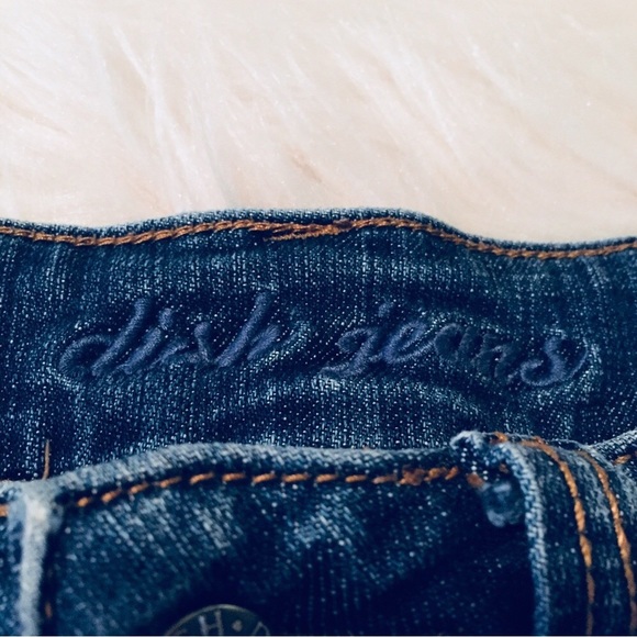 Dish Jeans Distressed Denim Shorts Size 26 - Picture 5 of 7